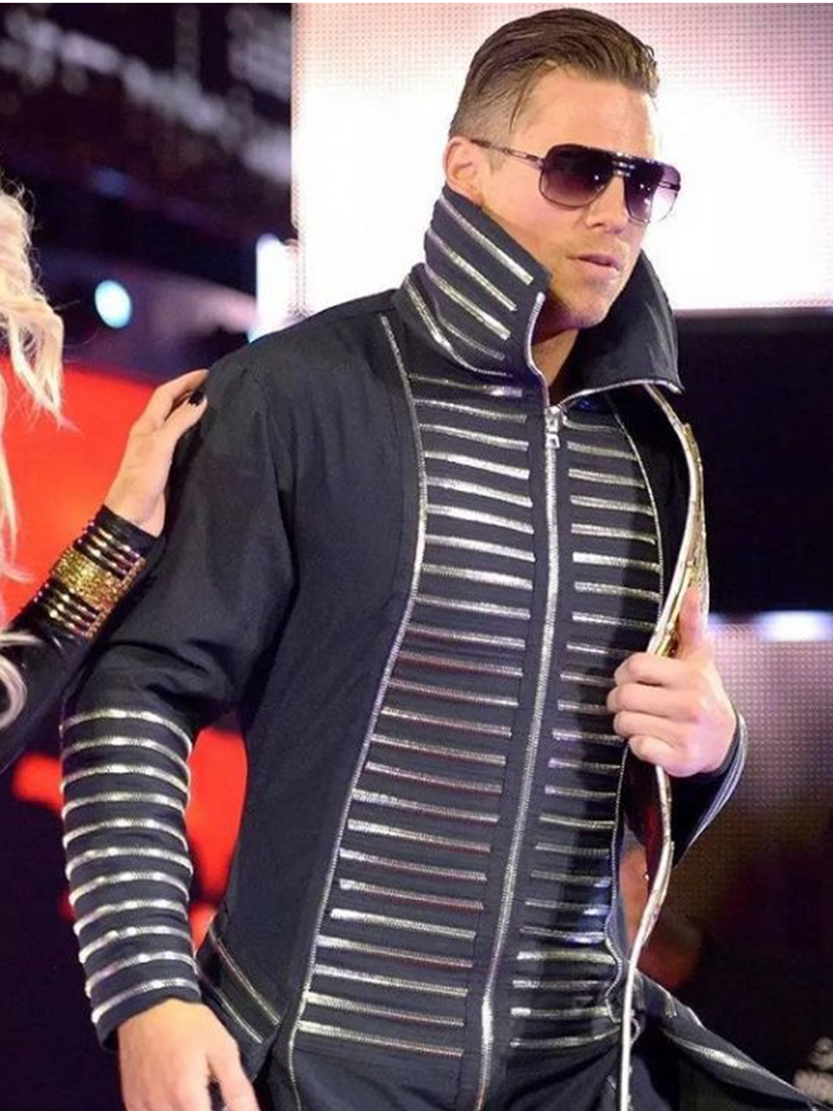 Elegant Mike The Miz Mizanin Coat