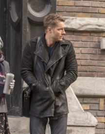 This Is Us TV series Justin Hartley Black Coat
