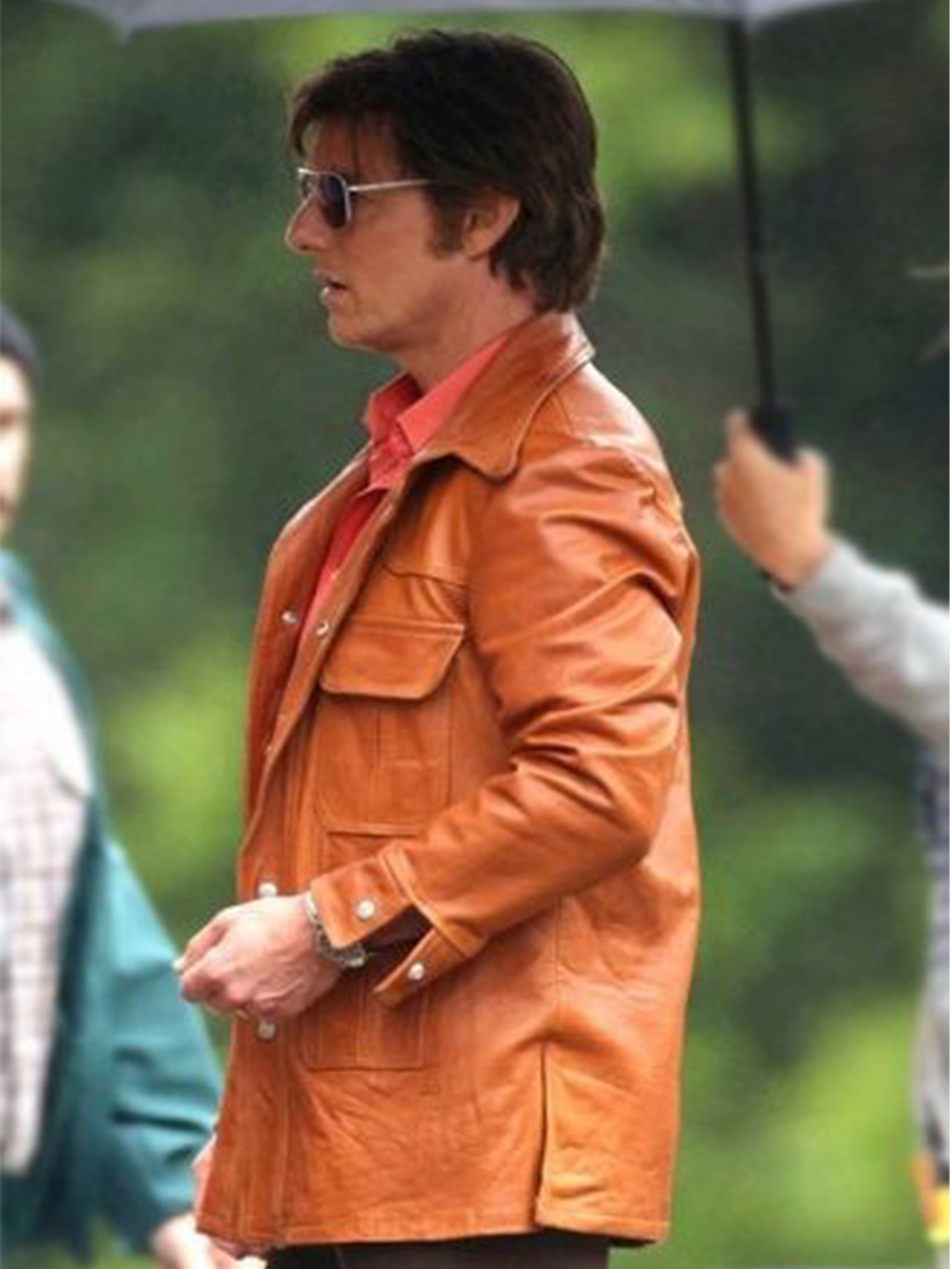 Tom Cruise Leather Jacket in American Made
