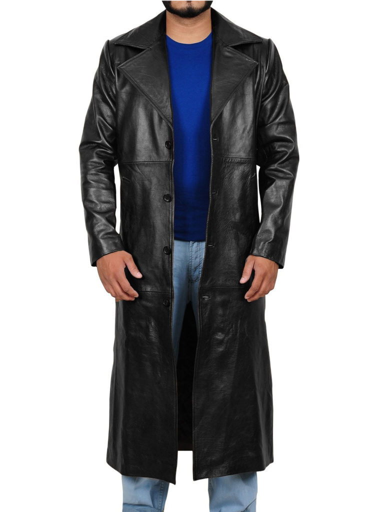 WWE The Undertaker Black Leather Coat - Stars Jackets