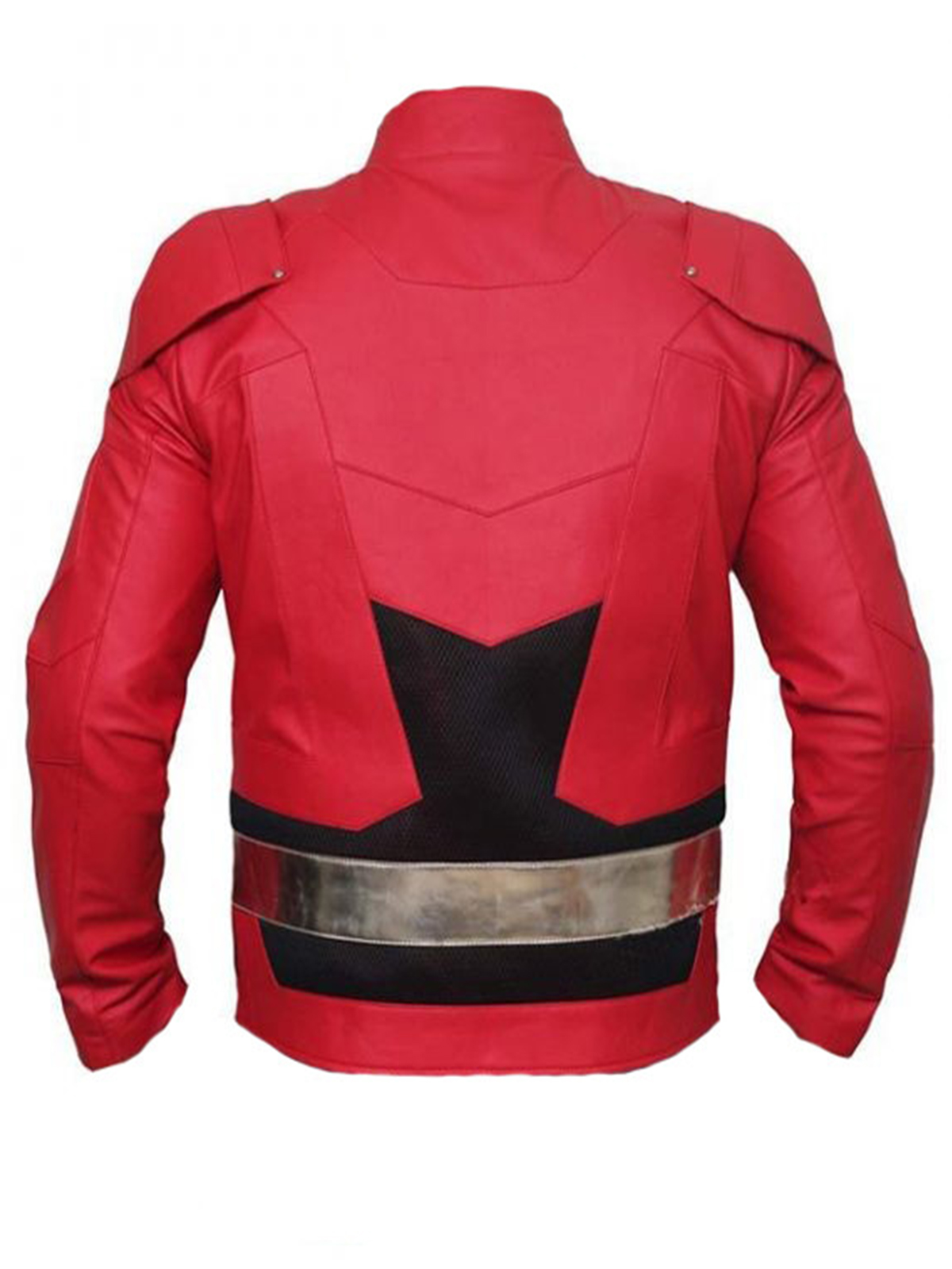The Flash Justice League Ezra Miller Red Leather Jacket