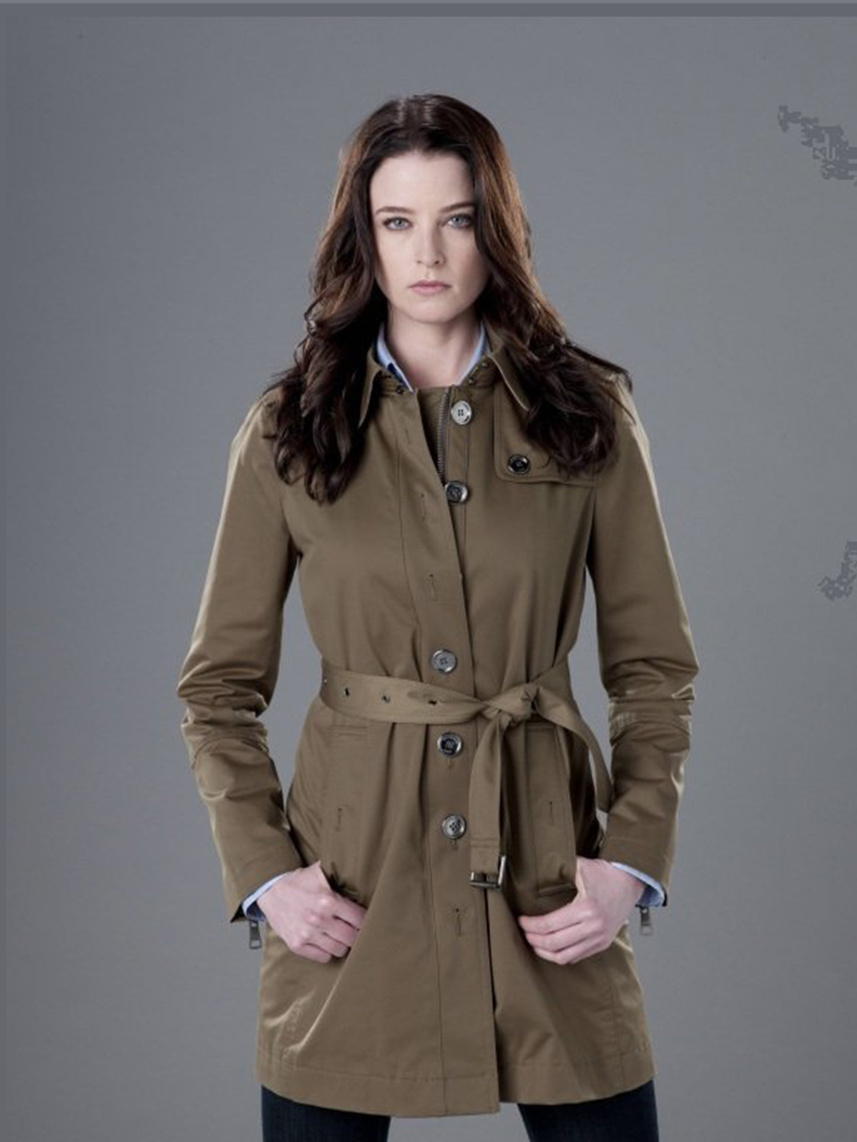 Continuum Tv Series Rachel Nichols Cotton Coat