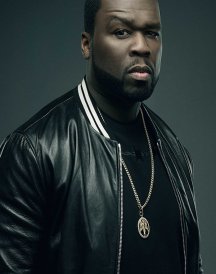 50 Cent Den of Thieves Black Leather varsity jacket