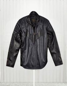 Batman Knight Black Leather Jacket
