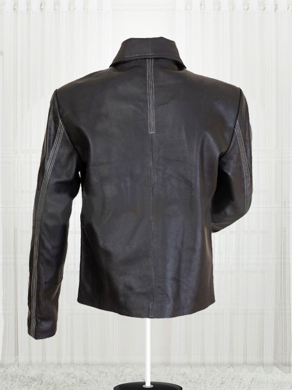 Bond 007 For Men's Black Leather Jacket