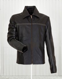Bond 007 For Men's Black Leather Jacket