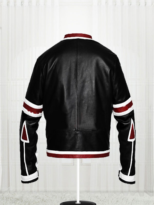 Chaser Box White Men's Motorcycle Leather Jacket