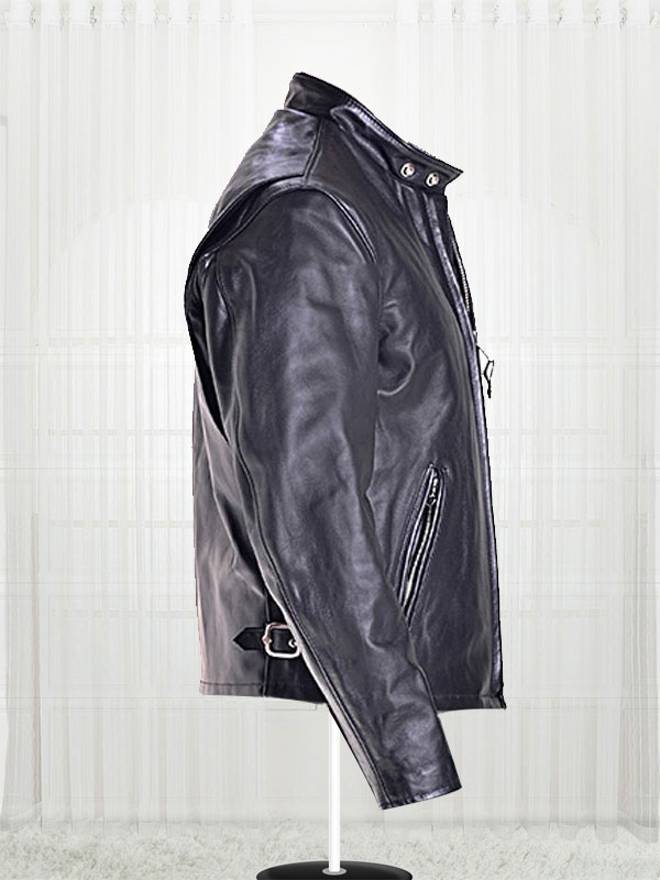 Classic Racer Leather Motorcycle Jacket
