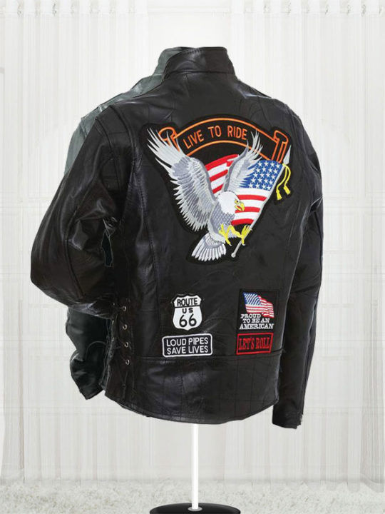 Diamond Plate Uni Leather Jacket Stars Jackets Diamond Plate Uni Buffalo Leather Motorcycle Jackets