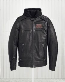 Harley Davidson Burning Skull Biker Leather Jacket