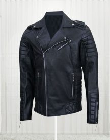 Homme MR18 Kay Michael Quilted Biker Jacket
