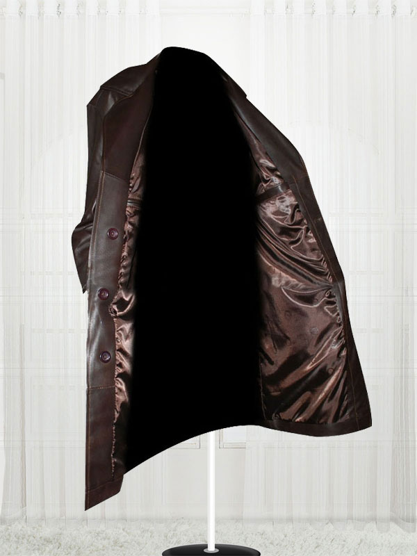 Kevin Costner Untouchables Elliott Ness High Quality Brown Coat