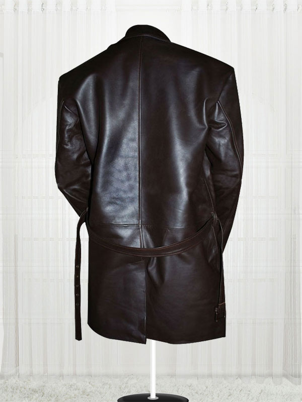 Kevin Costner Untouchables Elliott Ness High Quality Brown Coat