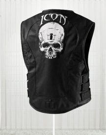 Men's Skull Regulator Icon Biker Vest