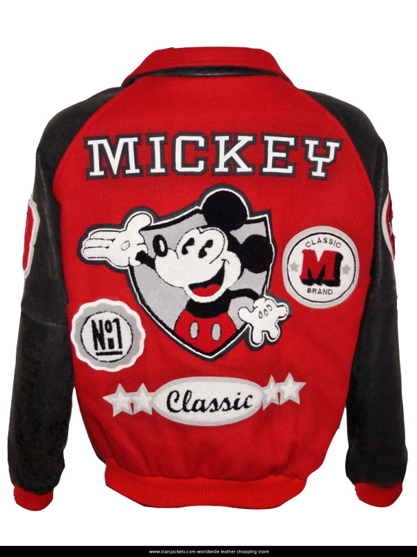 Michael Jackson Mickey Mouse Club Varsity Bomber Jacket