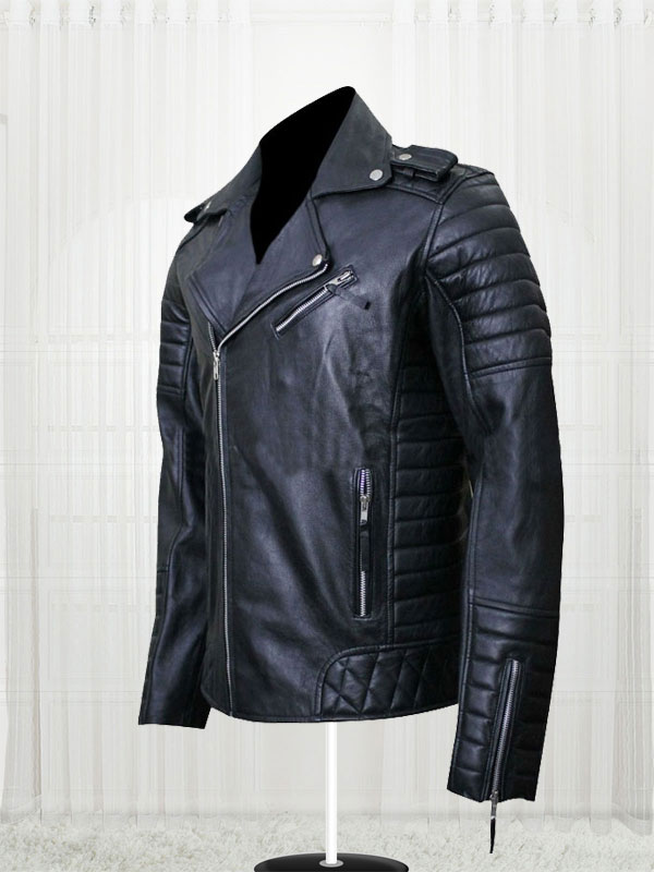 Homme MR18 Kay Michael Quilted Biker Jacket