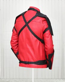 Suicide Squad Will Smith Red And Black Celebrity Jackets