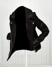 Women's Slim Fit Biker Black Stylish Jacket
