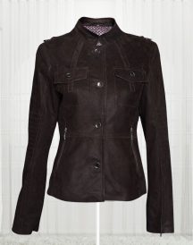 Women’s Biker Stylish Black Cow Leather Jacket