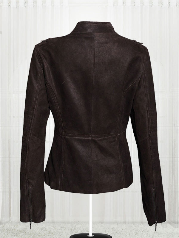 Women’s Biker Stylish Black Cow Leather Jacket