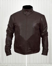 X men First Class Megento Brown Leather Jacket