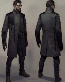 Adam Jensen Deus Ex Mankind Divided Black Coat Adam Jensen Deus Ex Mankind Divided Black Coat
