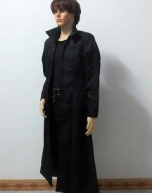 Black Matrix Neo Trench Black Coat