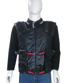 Blade Movie Wesley Snipes Black Leather Vest
