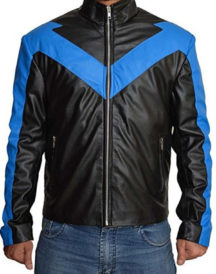 Danny Shepherd Nightwing Game Leather Jacket