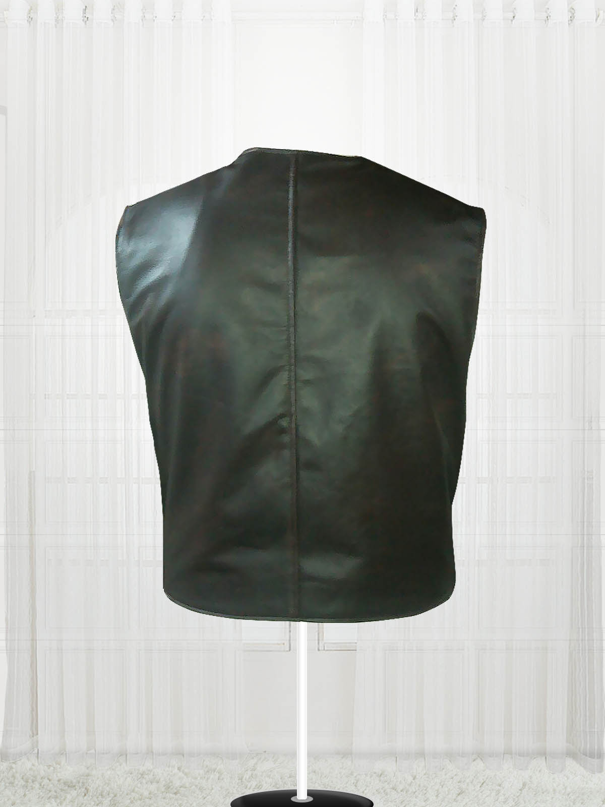 Genuine Lambskin Cargo Brown Vest