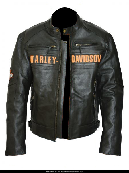 Harley Davidson Men Passing Link Triple Jacket Stars Jackets Harley Davidson Men Passing Link Triple