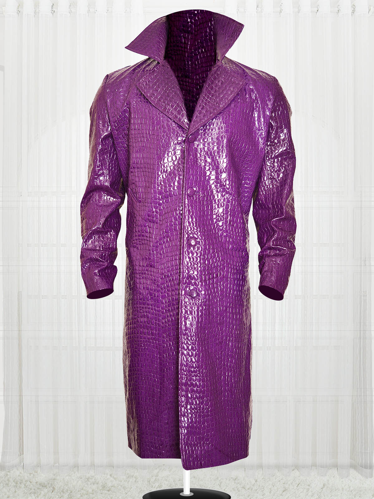 Jared Leto Suicide Squad Joker Crocodile Coat
