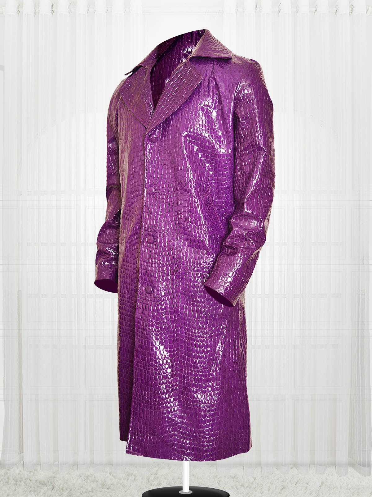 Jared Leto Suicide Squad Joker Crocodile Coat