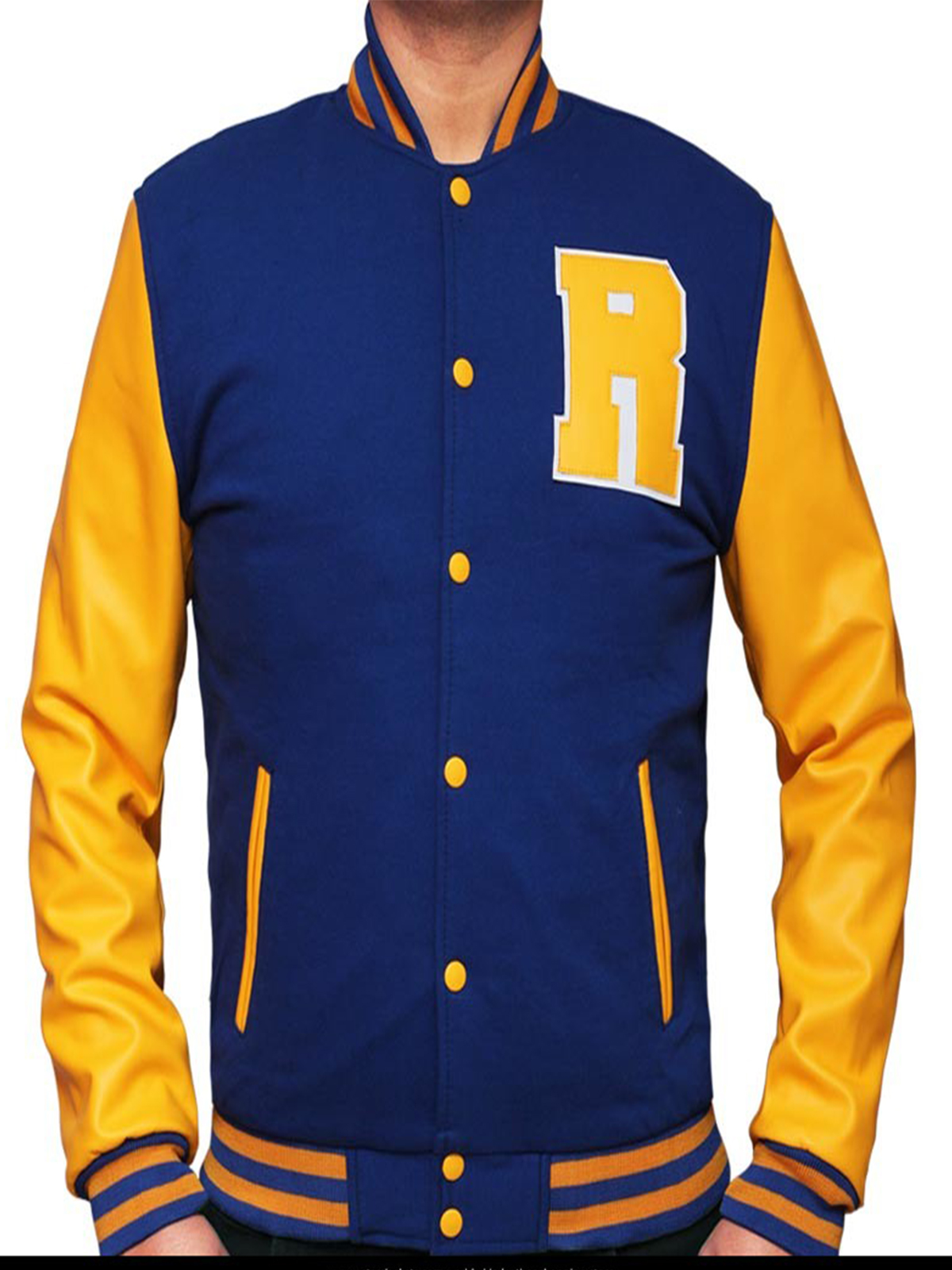 Riverdale KJ Apa Archie Yellow Varsity Jacket Stars Jackets