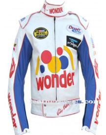 Talladega Nights Ricky Bobby Wonder Racing Leather Jacket