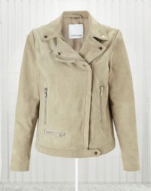Vintage Khaki Mens Biker Jacket
