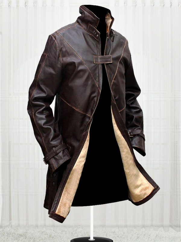 Aiden Pearce Watch Dogs Distressed Brown Coat