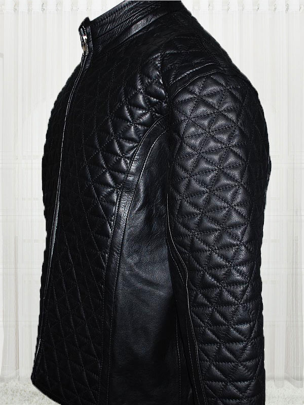 Alexander Skarsgard Stylish Leather Jacket From True Blood Season 4