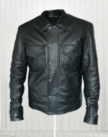 American Singer Adam Lambert Black Leather Jacket
