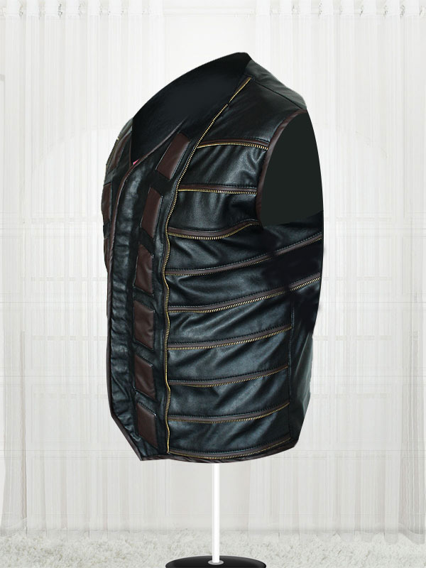 Anthony Lemke Dark Matter leather Vest