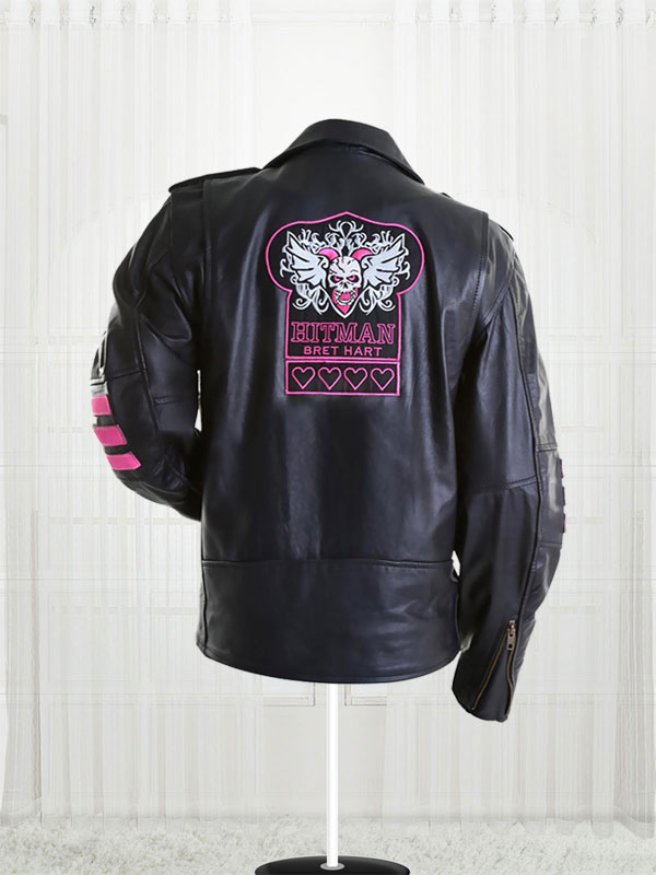 Bret The Hitman Hart WWE Faux Leather Jacket