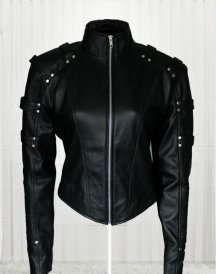 Caity Marie Lotz Arrow Season 2 Black Jacket
