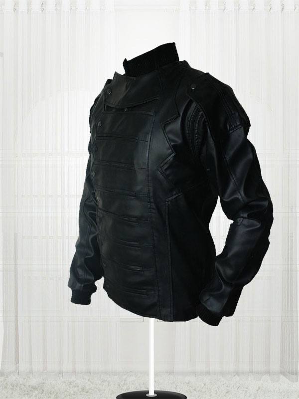 Captain America Elegant Sebastian Stan Bucky Vest Jacket