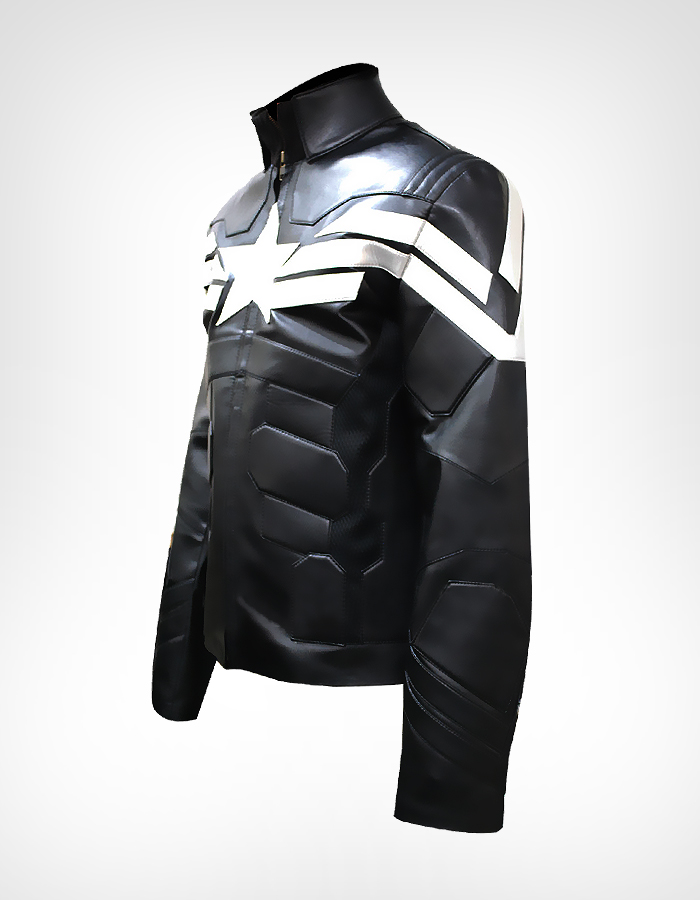 Captain America Winter Soldier Blue Jacket