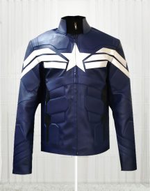 Captain America Winter Soldier Blue Jacket