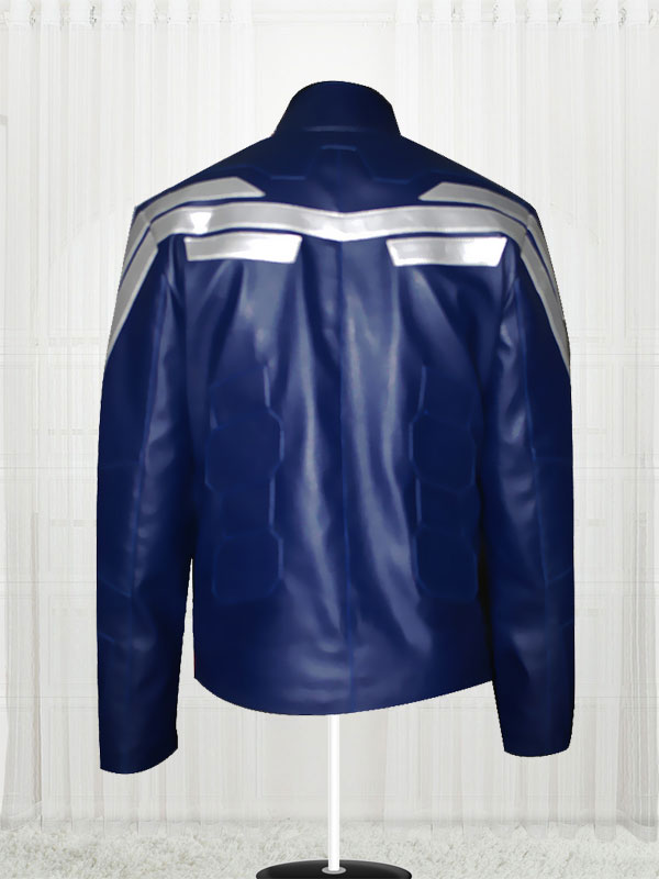 Captain America Winter Soldier Blue Jacket