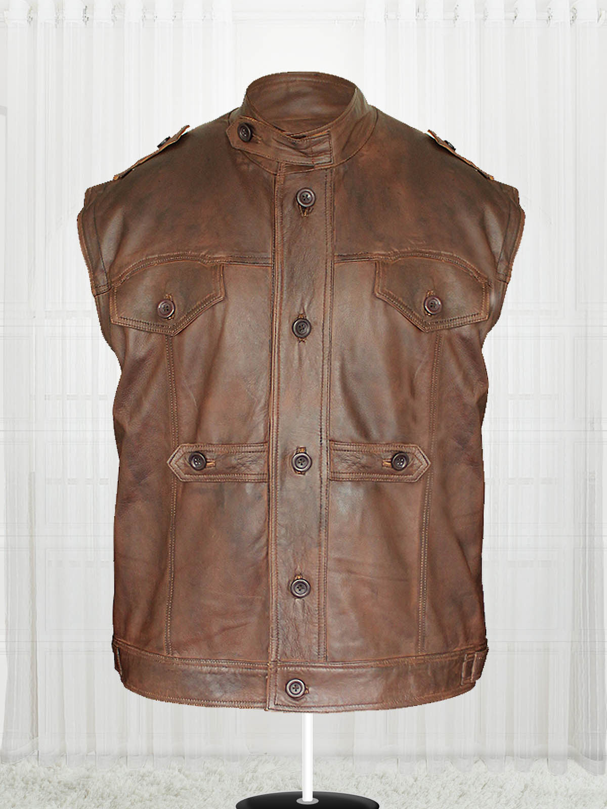 Defiance Grant Bowler Remarkable Leather Men's Trench Coat