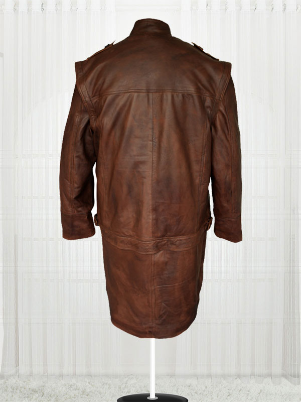 Defiance Grant Bowler Remarkable Leather Men's Trench Coat