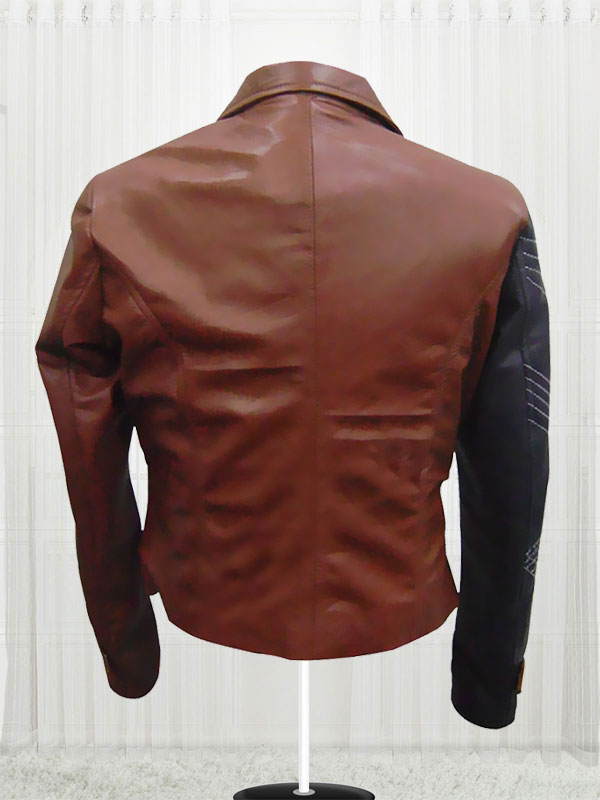Defiance Julie Benz Leather Brown Jacket
