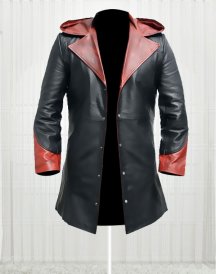 Devil May Cry Red & Black Authentic leather Jacket